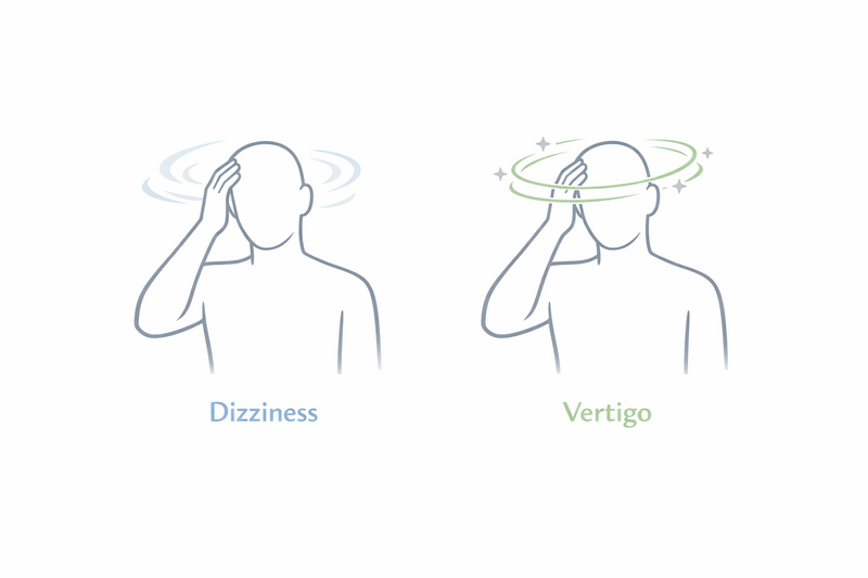 Dizzines vs Vertigo