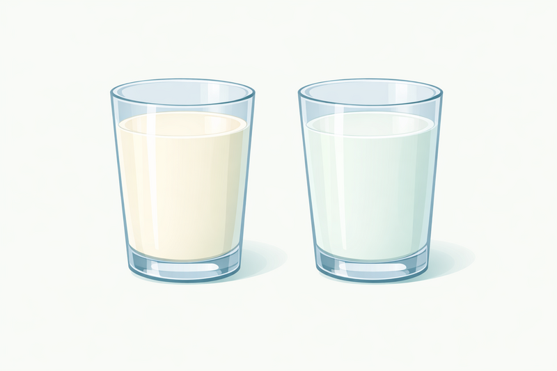 Leche entera vs. leche desnatada: ¿cuál es más saludable?